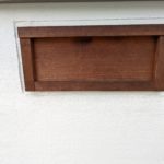 外から見た郵便ポストです。もちろん、オリジナルです。